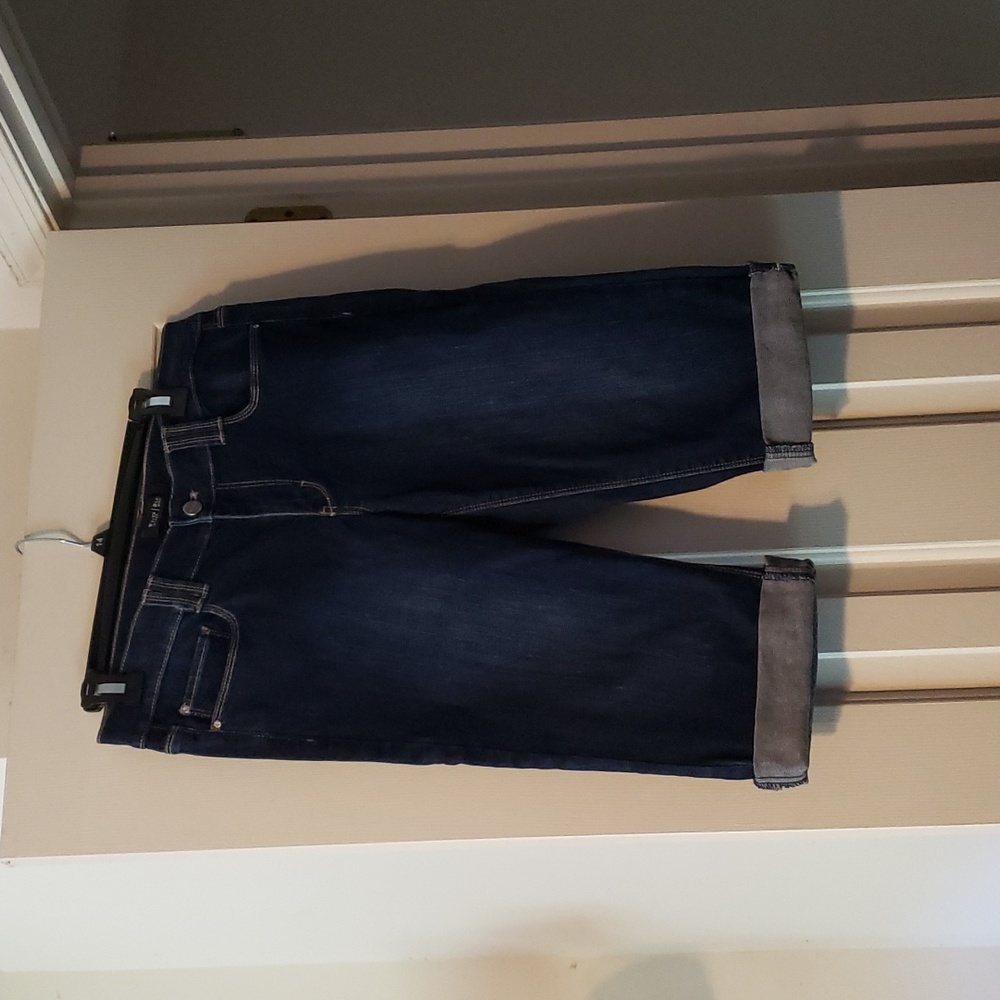 EUC WHBM Noir Pedal Pusher Jeans Size 8